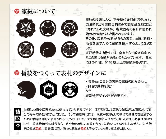 落ち着いた琥珀色ガラスの家紋入りガラス表札【HF-84】