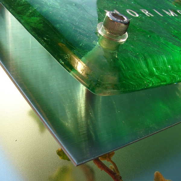 高級感あふれるモダンなアート表札の画像