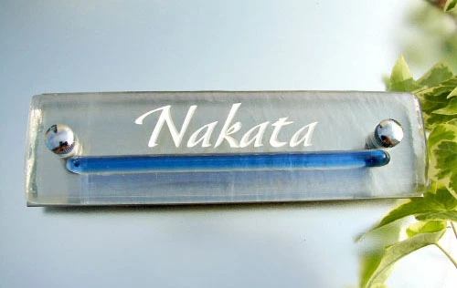 マンション用機能門柱表札の画像