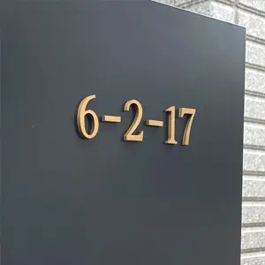 表札 ステンレス 数字 lcs-nb