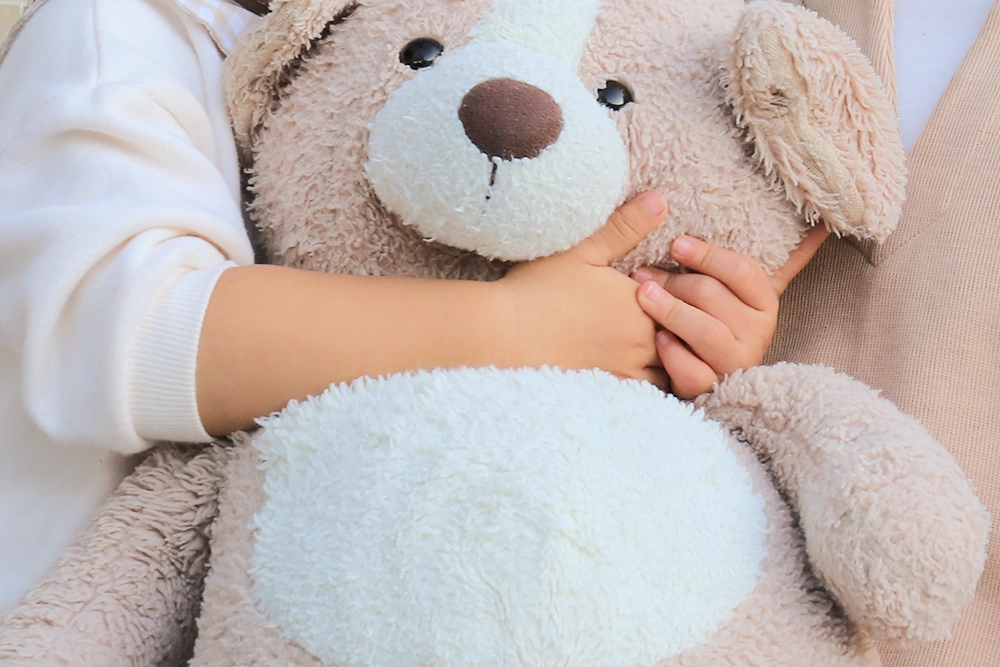 お子様のことを考えて決めた表札の画像