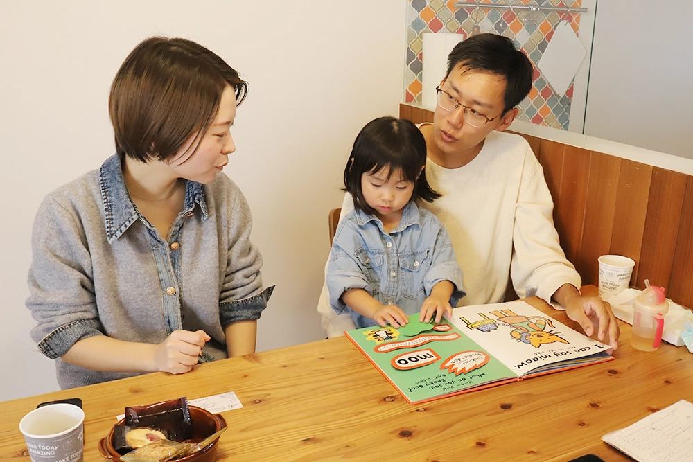 ご家族団欒風景の画像