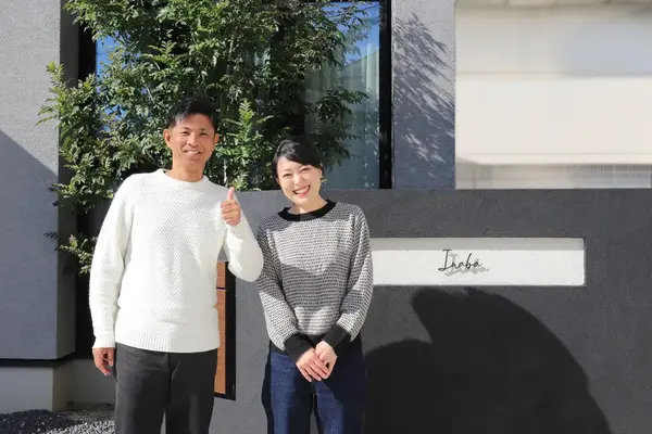 ステンレス表札lcsr-22をご購入いただいたお客様の写真