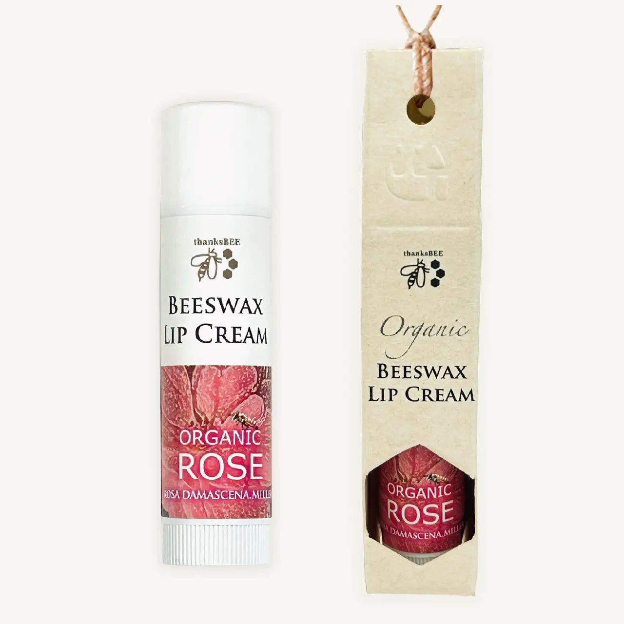 ビーズワックスリップクリーム　ローズ