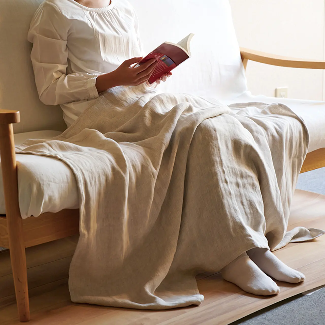 リネン三重ガーゼケットイメージ