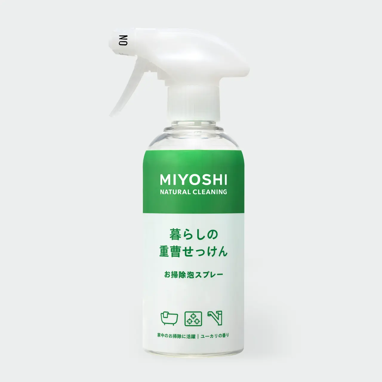 MIYOSHI　暮らしの重曹せっけん お掃除泡スプレー