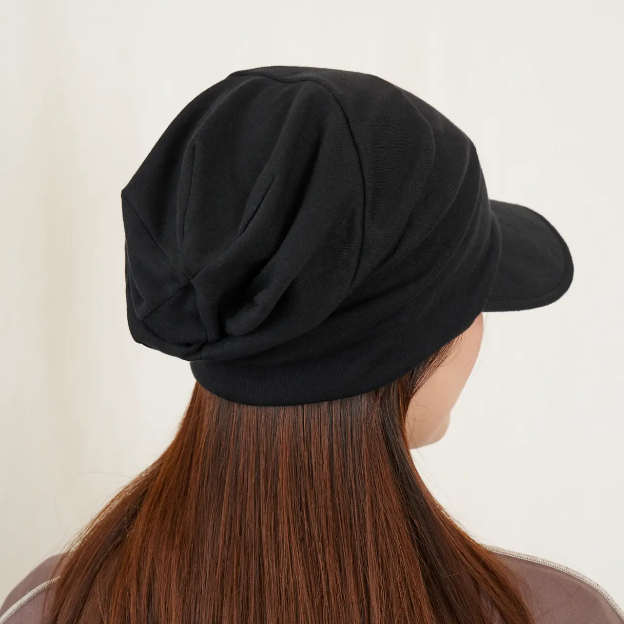 オーガニックコットン 段々キャスケット