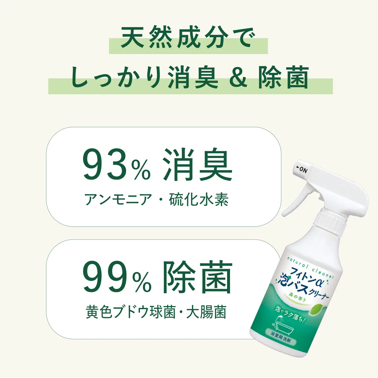 フィトンα泡バスクリーナー