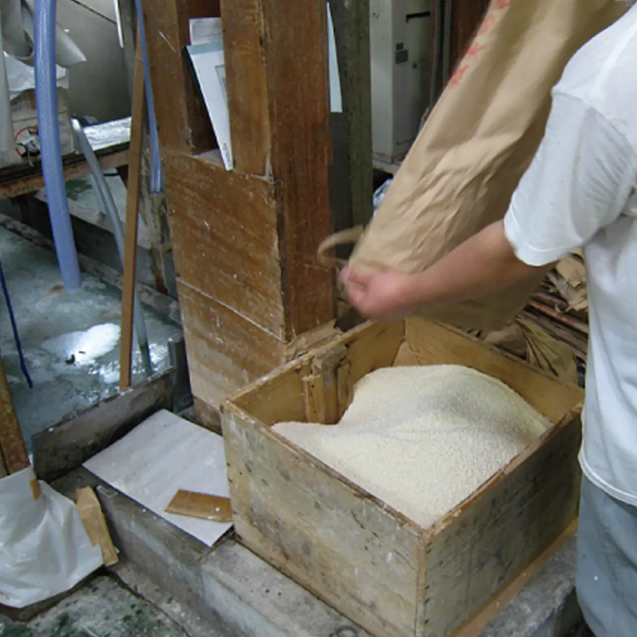 白玉屋新三郎「白玉粉製造工程」