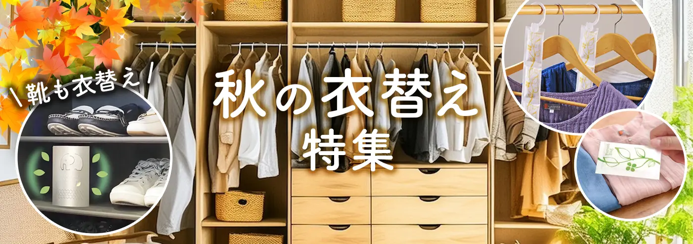 秋の衣替え特集