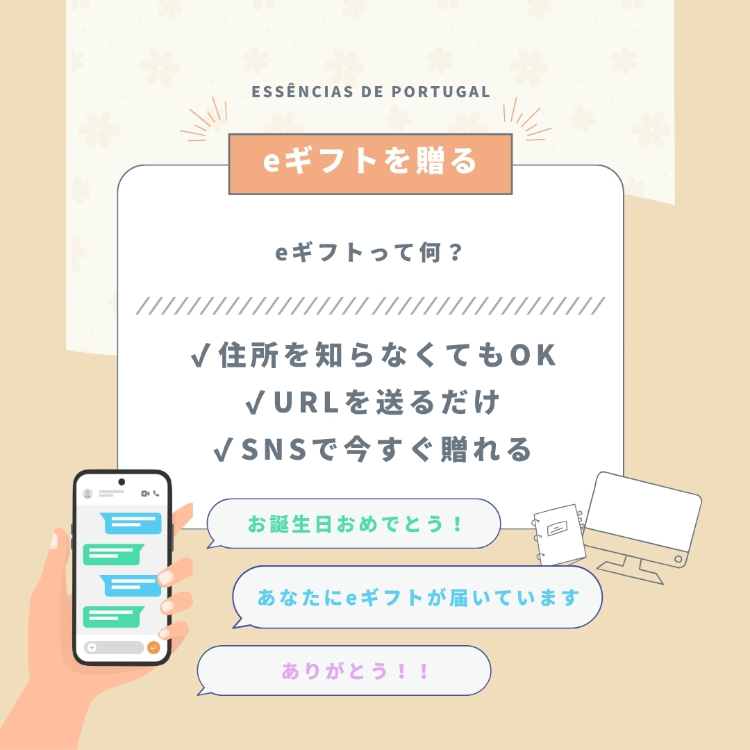 新しいギフトの贈り方eギフトについての画像