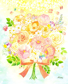 明るい絵画インテリア、黄色、風水におすすめ