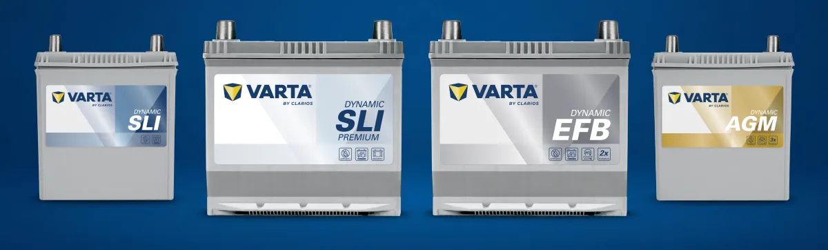 VARTA JIS規格 国産車用バッテリーラインナップ