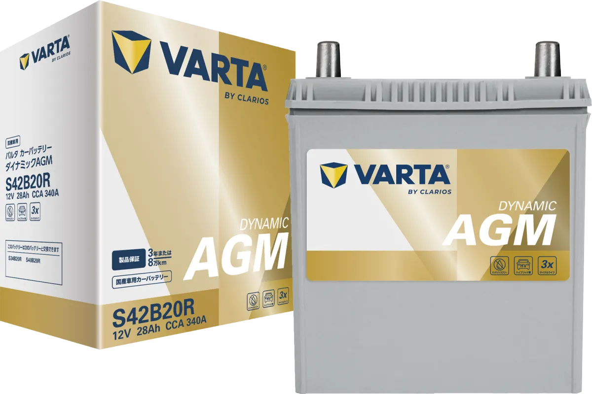 VARTA Dynamic AGM JIS規格 バッテリー本体
