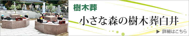 小さな森の樹木葬白井