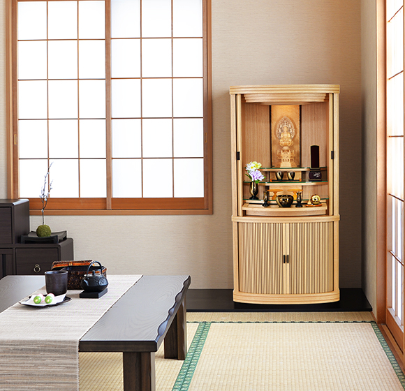 期間限定特別キャンペーン】シフォン ナチュラル 20×40号 | スリム仏壇