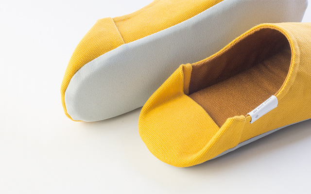 帆布バブーシュ（ABE HOME SHOES）