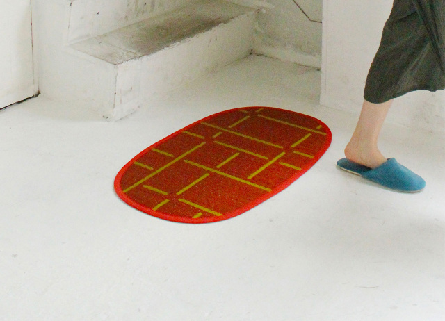 国産い草の玄関マット