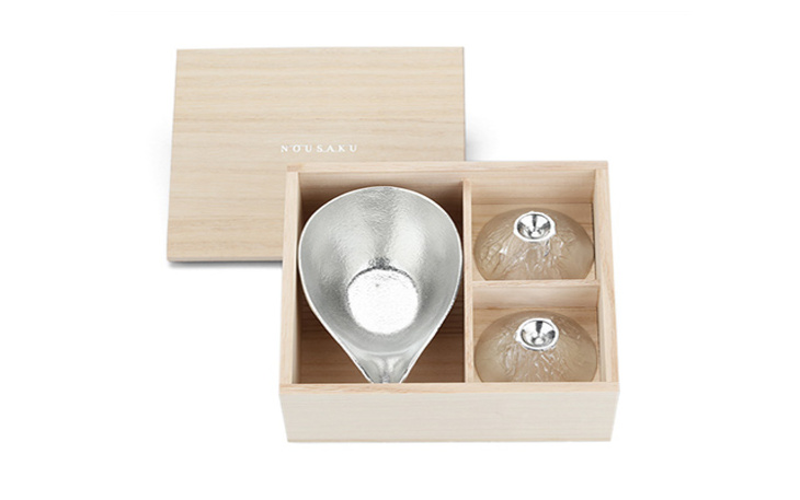 富士山 錫酒器セット