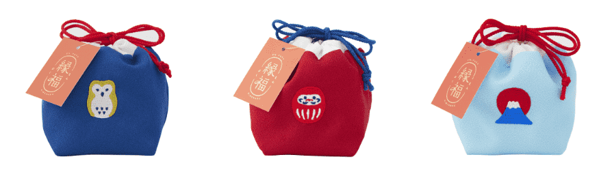 縁起の良い 縁福巾着 - kenema -