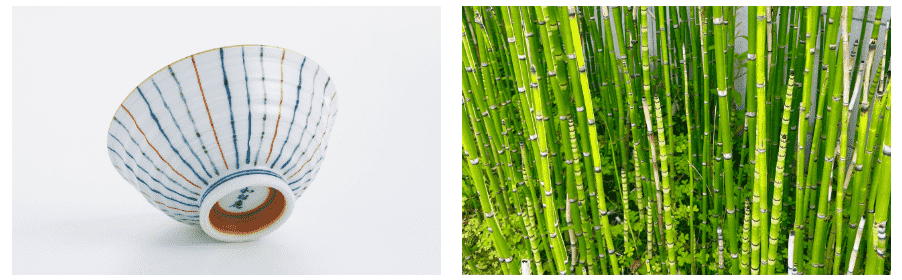 波佐見焼の茶碗 錦十草 -山下陶苑-