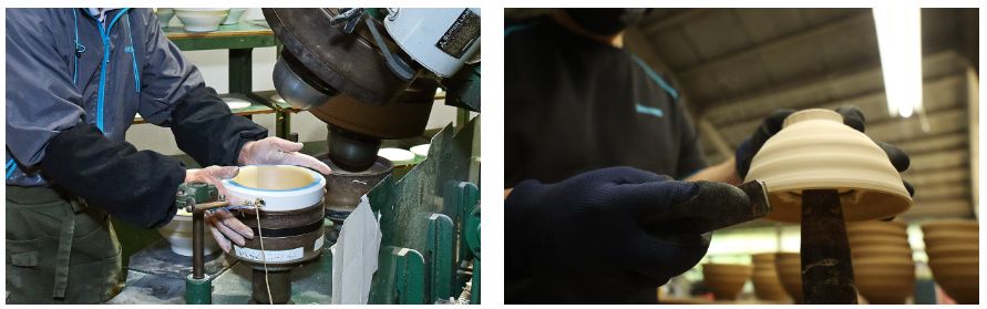 波佐見焼の茶碗 錦十草 -山下陶苑-