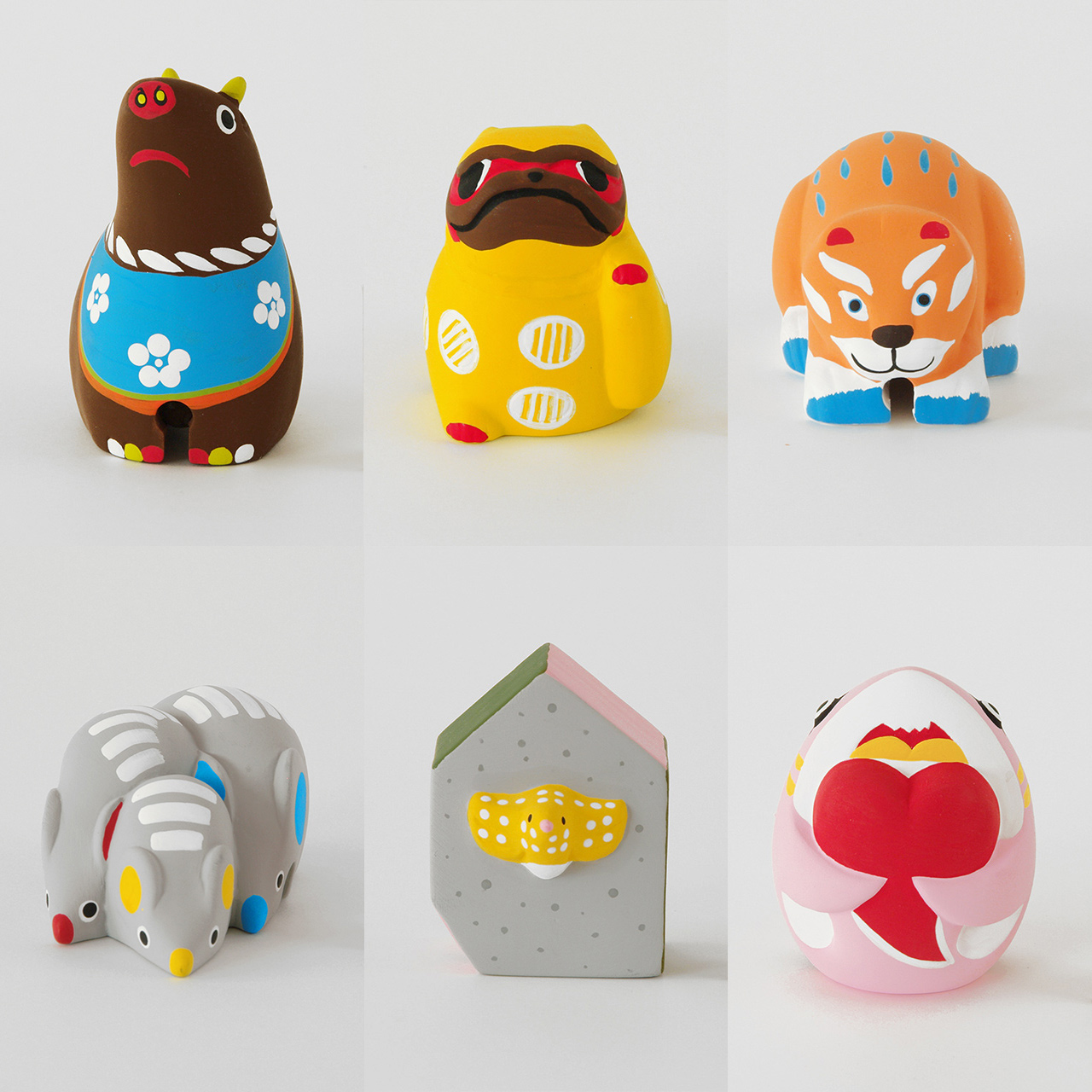 縁起物の置物 京土鈴 | 四字熟語