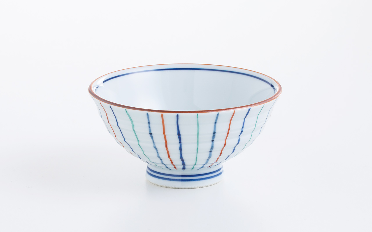 波佐見焼 茶碗（錦十草）