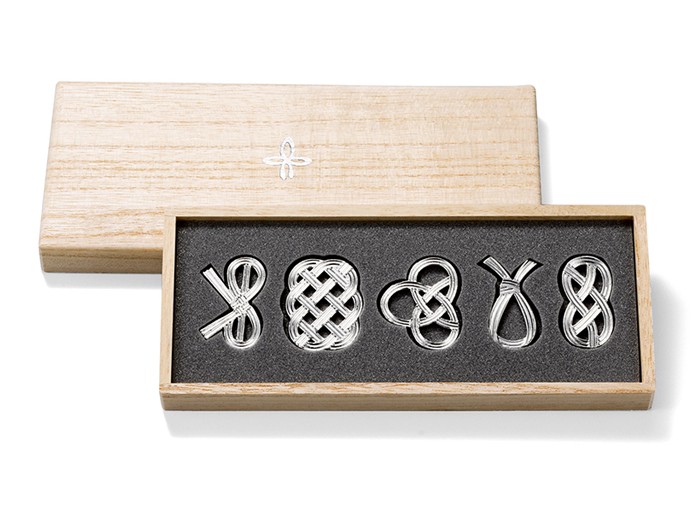 曲げる箸置（結び）