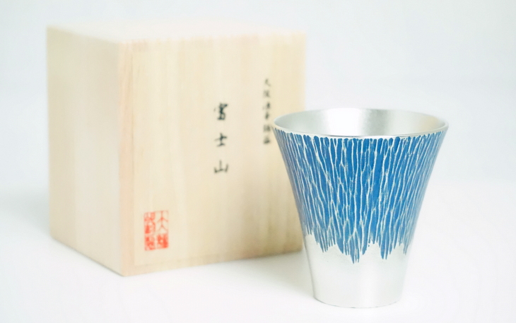 錫タンブラー（富士山）