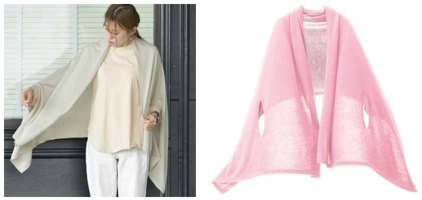 洗えるストールポンチョ「nico」 - SAIFUKU（mino） -