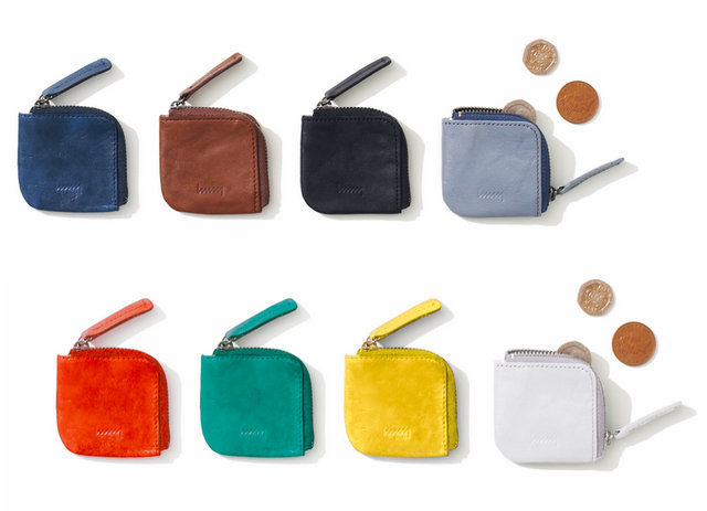 牛革のミニ小銭入れ