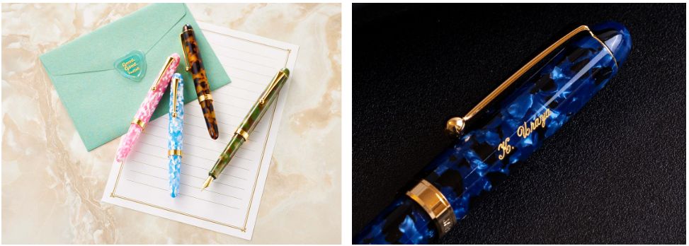 アセテート ショート万年筆（大西製作所）