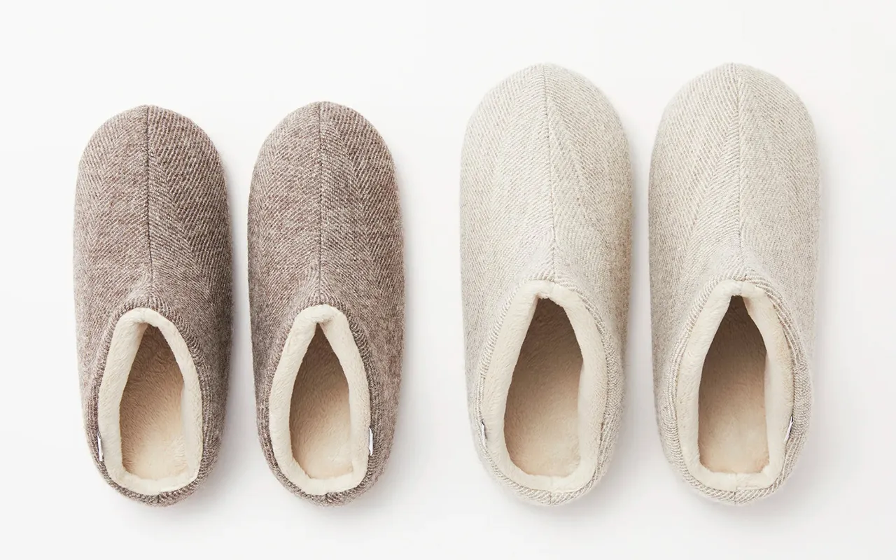 足元からあたたかい毎日へ。洗えて清潔なルームシューズ（ABE HOME SHOES）