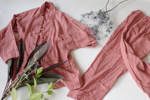 京和晒綿紗　ガーゼパジャマ