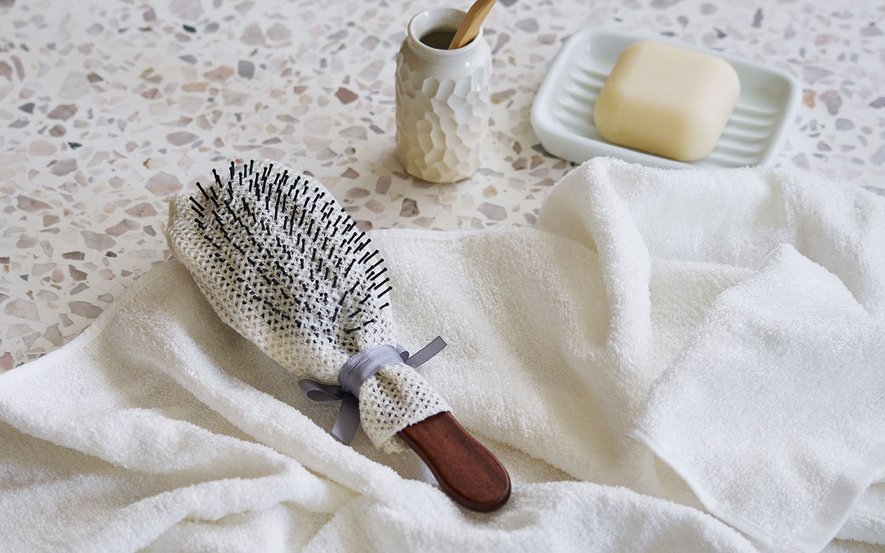 上州絹屋　ヘアブラシカバー