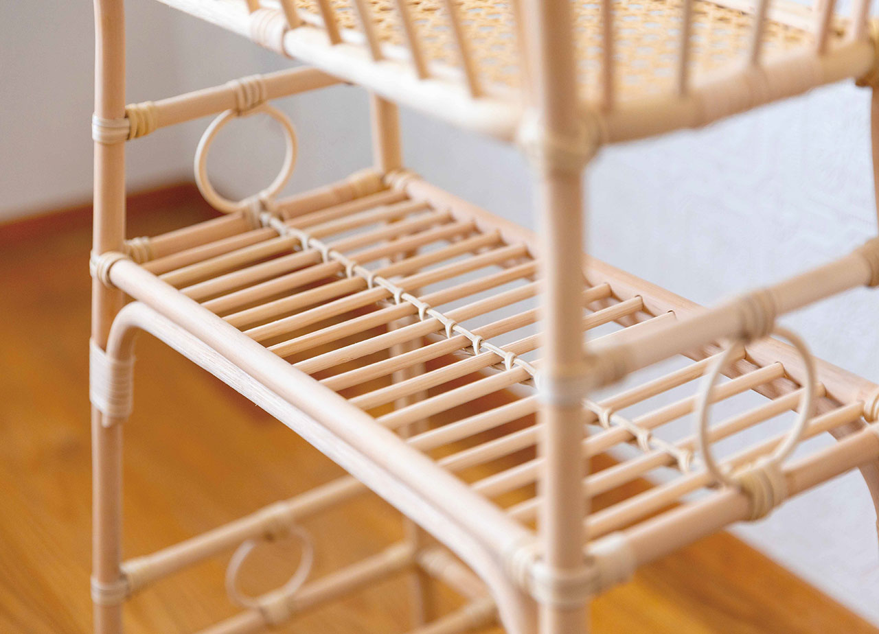 Hile ハイル ツルヤ商店 脚付きかご