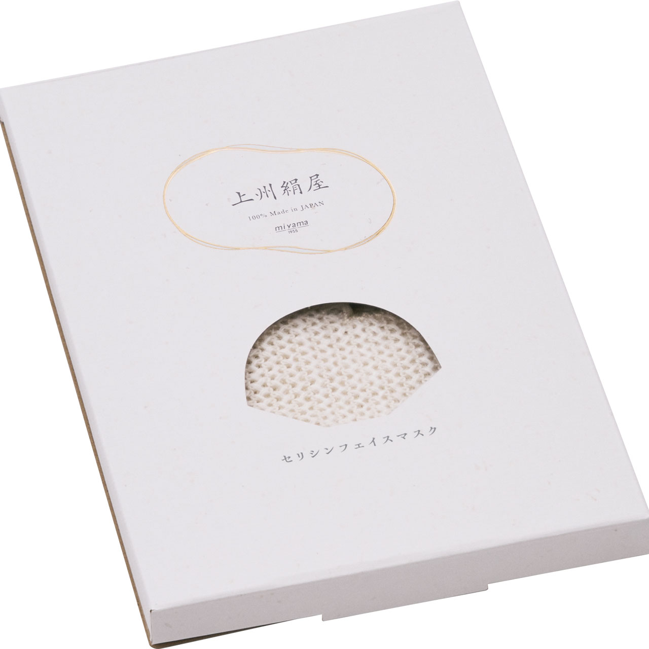 上州絹屋　セリシンフェイスマスク　パッケージ