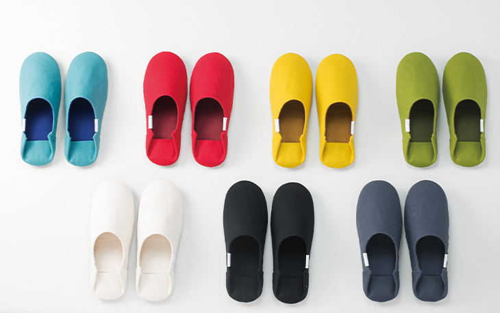 帆布バブーシュ