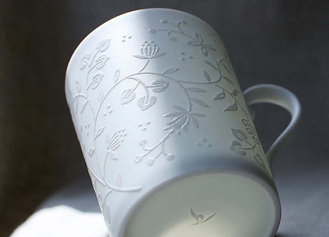 有田焼のマグカップ クロッシェ｜by koransha