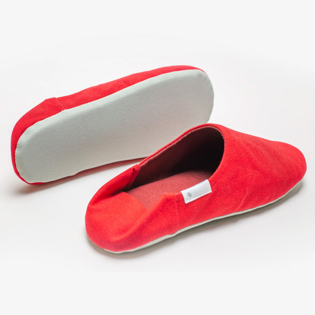 帆布バブーシュ - ABE HOME SHOES -