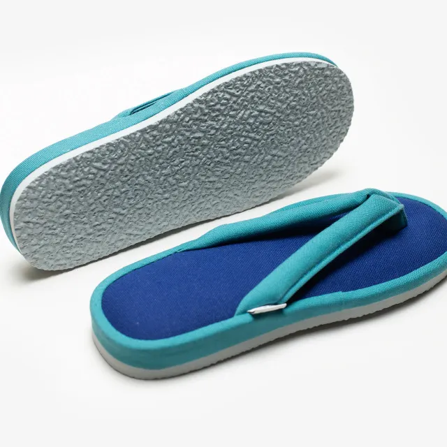 「丸洗いできる草履ルームシューズ 帆布草履 - ABE HOME SHOES -」素足でくつろげる室内用草履