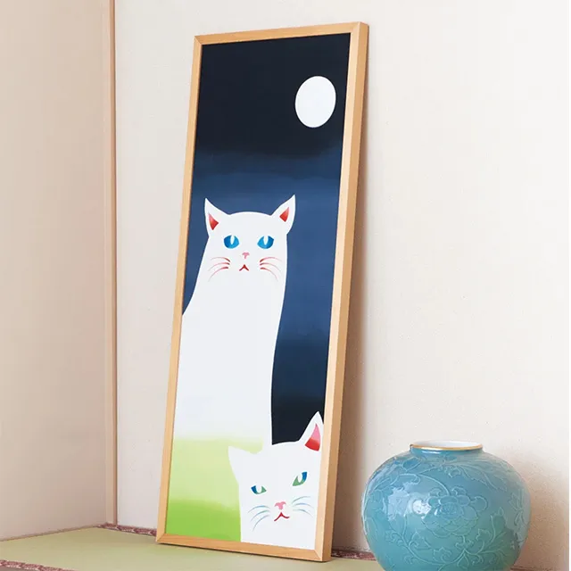 飾り方3.額に入れて絵のように楽しむ