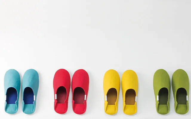 ABE HOME SHOES 阿部産業 ルームシューズ 帆布