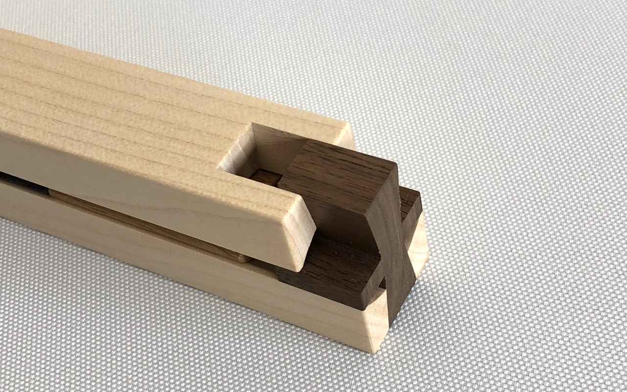 バウ工房 箸置きセット 指物技術のディテール