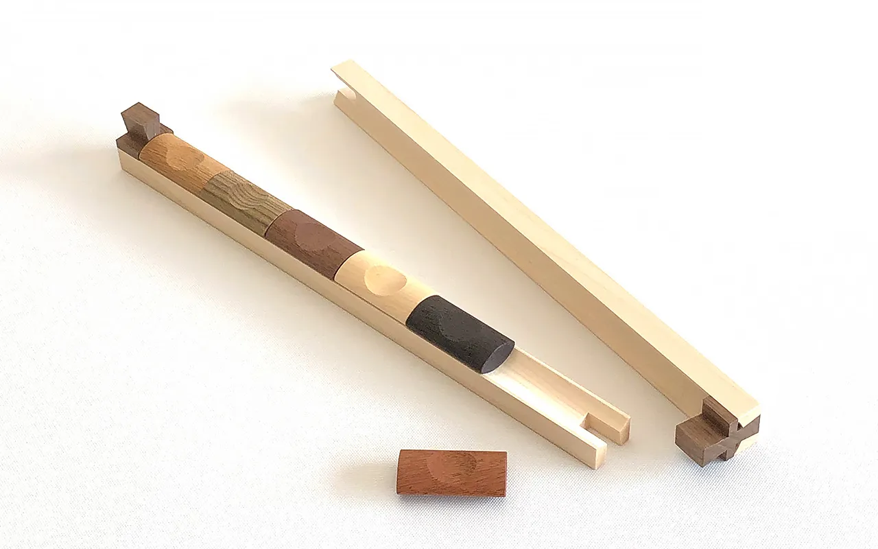 指物技術で作られた 箸置きセット - バウ工房 -