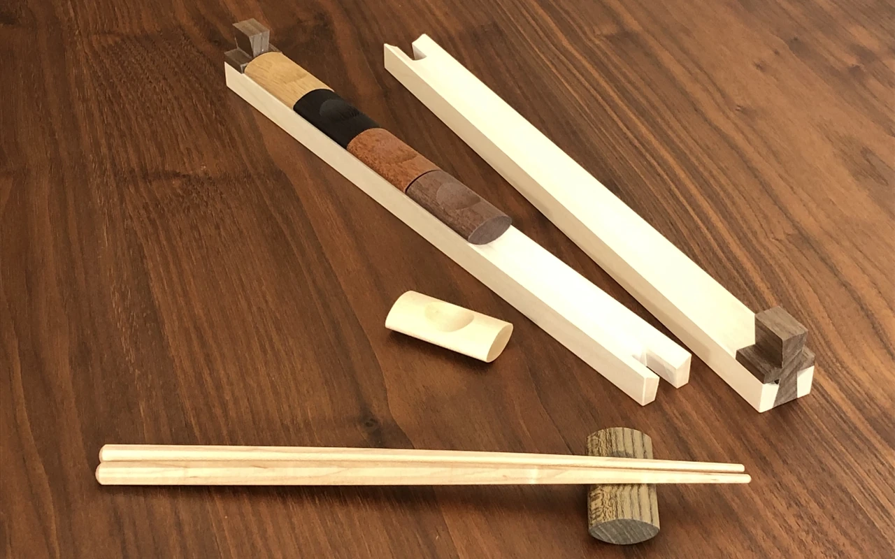 バウ工房 箸置きセット 使用イメージ
