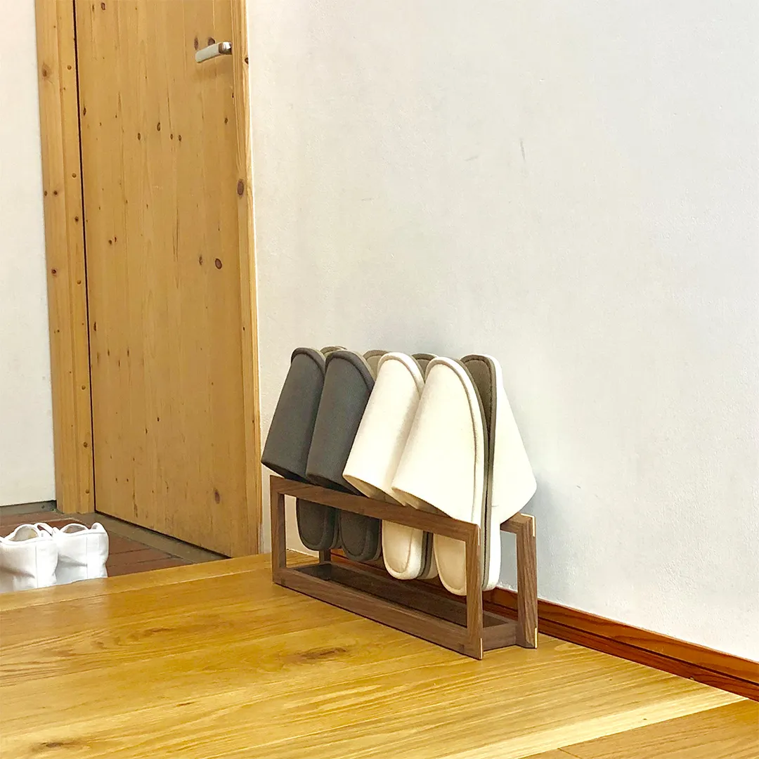バウ工房 スリッパラック 玄関での使用イメージ