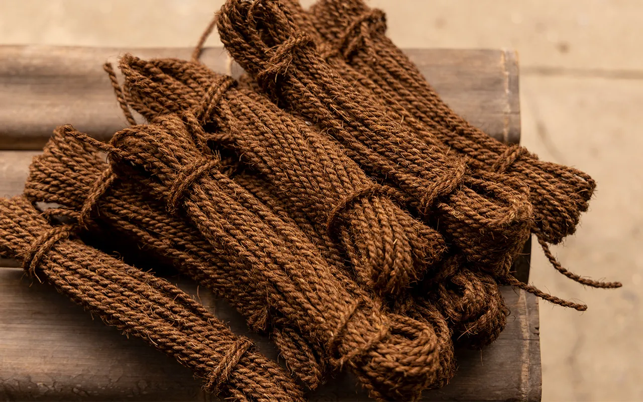 Broom Craft 国産棕櫚 鍋敷き（小・中・大）