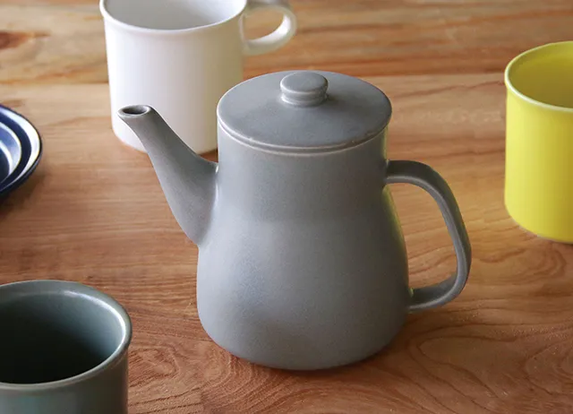 ★陶器★Coffee&Teaポット 陶器のポット - かもしか道具店